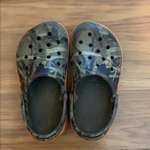 Toddler Boys Camo Crocs